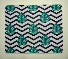 Chevron/Leaf Pattern Mouse Pad - Approximately 9.4 x 7.9 Inches picture