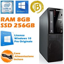Lenovo ThinkCentre Edge 72 Desktop Computer I5 3470S Rs232 8Gb 256Gb Ssd picture