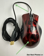 Razer Naga Hex Wraith Red Laser Gaming Mouse ( RZ01-0075 ) MOBA ,Has Scratches picture