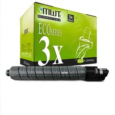 3x Eco Toner Black for Ricoh Aficio MP C-2800-AD MP C-3300-AD MP C-3300-SPF picture