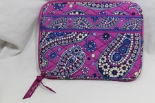 Vera Bradley Tablet- i-pad-Kindle Sleeve/Case Small Boysenberry Purple picture