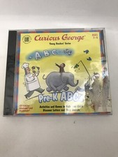 Curious George: Pre-K ABCs PC MAC CD learn read letters alphabet zoo monkey game picture
