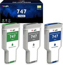 Ink Cartridge for HP 747 & 747XL DesignJet Z6 & Z9+ Large Format Printers 300ML picture