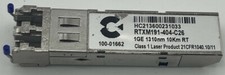 CALIX 100-01512 SFP+ 10G LR 1310NM 10KM RT TRANSCEIVER MODULES RTXM191-404-C26 picture