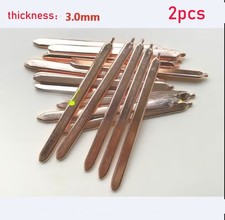 2PCS length 50-400mm Flat Heat Pipe for Cooling Laptop CPU GPU Heatsink 8x3.0mm picture