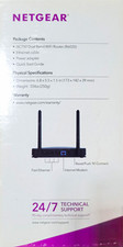 NETGEAR R6020 AC750 Dual-Band WiFi Router 750 Mbps, 4 LAN, IPv6, Black picture