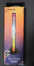 Unlocked LED Sound reactivated Equalizer 20 RGB LEDs 7 modes    FB-LEDEQ-BLK picture