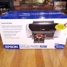 NOS Epson Stylus R200 Digital Photo Inkjet Printer CD/DVD PRINTING NEW OPEN BOX picture