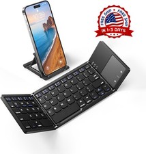Teclado Bluetooth Plegable,Teclado Inalambrico Plegable para Android Windows iOS picture
