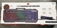 Monster Gaming Keyboard LED Illuminated Plug & Play Metal Multicolor Black picture