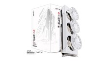 XFX Mercury AMD Radeon RX 9070XT OC White Magnetic Air Edition with RGB 16GB ... picture