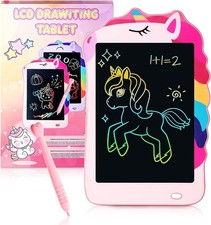 Unicorn Toys LCD Writing Tablet Colorful Toddler Drawing Board Doodle Pad 8.5