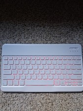Bluetooth Keyboard 10 1/2 X 6 in. working picture