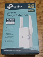 TP Link RE705X AX3000 Mesh Range Extender Dual Band WiFi 6 Booster Open Box picture
