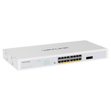 WAVLINK 18-Port Full Gigabit Switch with 16xPoE+ @ 250W, 2xSFP 18 Port, PoE picture