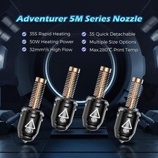 0.4mm High Flow Nozzle, 32mm³/s, 280℃, for Adventurer 5M/5M Pro, Quick-Detach picture