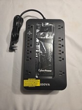 CyberPower 850VA UPS Battery Backup 12 Outlets LCD Display ECO Surge Black picture
