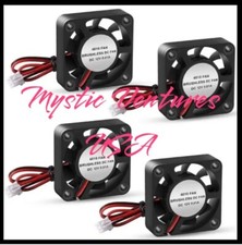 4 Pack 40 x 40 x 10 mm 12V DC 2-Pin Brushless Cooling Fans USA Stock picture