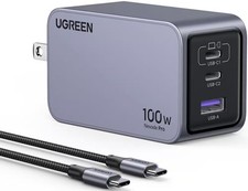 UGREEN - Nexode Pro 100W USB-C Charger Set, PPS 3-Port Compact Foldable GaN C... picture