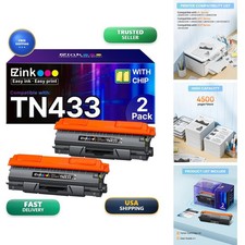 E-Z Ink TN433 Toner Cartridge Compatible for Brother TN-433 TN433bk TN431 picture