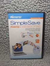 Memorex Simple Save Record Once DVD Photo Video Back Up Disc 2000 Photos- Sealed picture
