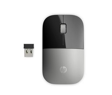 HP Z3700 G2 Wireless Mouse - Natural Silver, Sleek Portable Design fits picture