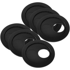 6Pcs Durable Webcam Covers for Phone Privacy Protection Black ABS Material picture