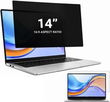 14 Inch Laptop Privacy Screen Removable Anti Glare Blue Light Filter Protector picture