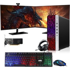 TechMagnet HP G3 Gaming PC i5 32GB RAM 1TB SSD 128GB SSD Win 11 Pro picture