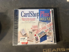 CARDSHOP PLUS DELUXE PC New Sealed picture