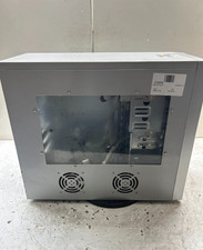 Vintage Retro Silver ATX Desktop Computer Case picture