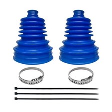 2PCS Car CV Boot Repair Kit, Silicone Dustproof Vehicle CV Axle Joint with Blue picture