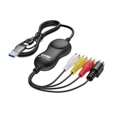 USB 2.0 Typec CVBS RCA AV S-Video Video Capture Card Record NTSC PAL or SECAM picture