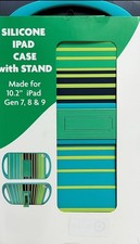 Komar Kids Silicone Swirl Stripes Case Stand–Fits iPad 10.2