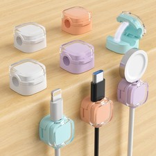 Magnetic Cable Clips, Adjustable Cord Holder Management, Adhesive Wire Keeper Or picture