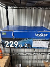 Brother TN229XL Black 2 Pk High Yield OEM TN229XLBK2 - Open Box, Seal Foil Pack picture