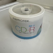 Memorex Recordable CD-R 52x 700MB 80min 50 Pack - Brand New Sealed picture