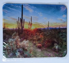 Mouse Pad Cactus Southwest Desert Landscape Sunset Sky Outdoor Nature 9.5