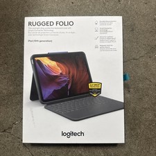 Logitech Rugged Folio for iPad 10th Gen and A16 - Oxford Gray picture