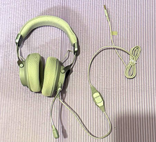 Gamestop Gray Over-Ear Wired Headset Boom Mic 3.5mm Volume Control Open Box picture