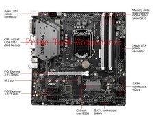 MSI B360M BAZOOKA B360 LGA1151 DDR4 MATX 8TH 9TH Motherboard Tested picture