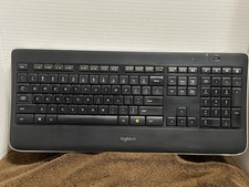 Logitech K800 Illuminated Wireless Keyboard - No Dongle Or USB Cable; Untested picture