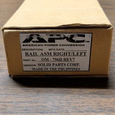 No Hardware APC Rack Mount Rails Rack-Mounted OM-756D REV7 Rail ASM picture