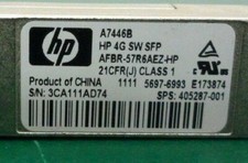 HP 405287-001 4Gb Short-wave SFP LC Tranceiver Module 5697-6993 A7446B picture