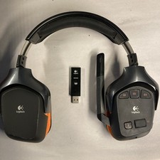 Logitech G930 Wireless RF Over-Ear Gaming Headset w dongle (READ DESC) picture