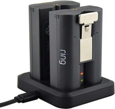 Battery Charger for Ring Rechargeable Battery,Dual BLACK  picture