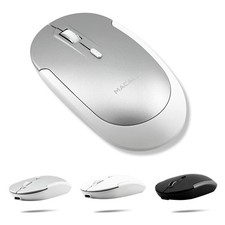 Macally Wireless Bluetooth Mouse for Mac, MacBook Pro/Air, iPad, and PC - Comfor picture
