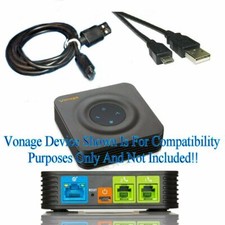 HD Power Cable 3 Foot USB Micro B Cable 3000mA Cord FOR Vonage HT802 VOIP Device picture