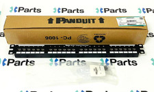 Panduit NK6PPG24Y NetKey Cat 6 24-Port 1RU Punchdown Patch Panel picture