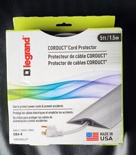 LEGRAND/WIREMOLD Corduct 5 Ft. 1-channel Over-floor Cord Protector - Gray picture